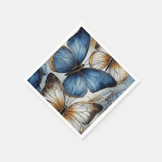 Schmetterlingsgrab Serviette (Ecke)