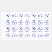 Schmetterlingshandgefertigt mit Liebe Personalisie Etiketten (Blatt)