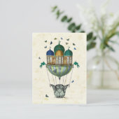 Schmetterlingshaus 2 postkarte (Stehend Vorderseite)