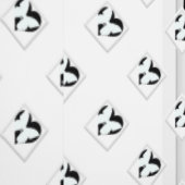 Schmetterlingsherz auf Weiß Tapete (Naht)