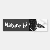 Schmetterlingsherz Autoaufkleber (Vorne)