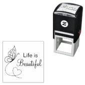 Schmetterlingsherz - Das Leben ist schön Permastempel (Beispiel)