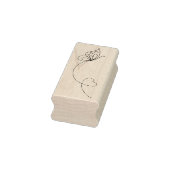 Schmetterlingsherz - Farbe ich Gummistempel (Stempel)