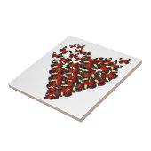 Schmetterlingsherz Fliese (Seite)