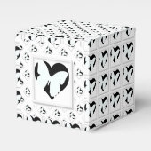 Schmetterlingsherz Geschenkschachtel (Vorderseite)