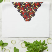 Schmetterlingsherz Handtuch (Gefaltet)