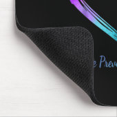 Schmetterlingsherz im Überlebenden Suizidpräventio Mousepad (Ecke)