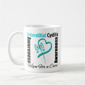 Schmetterlingsherz - Interstitielle Cystitis Kaffeetasse (Links)