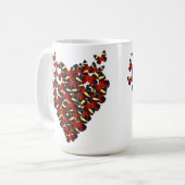Schmetterlingsherz Kaffeetasse (Vorderseite Links)