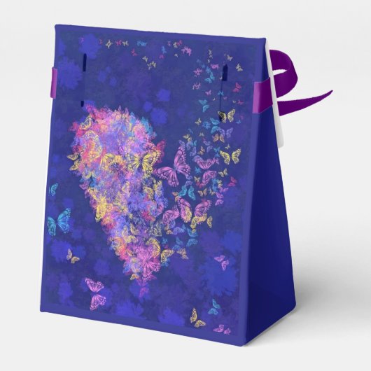 Schmetterlingsherz - Liebe Geschenkschachtel (Rückseite)