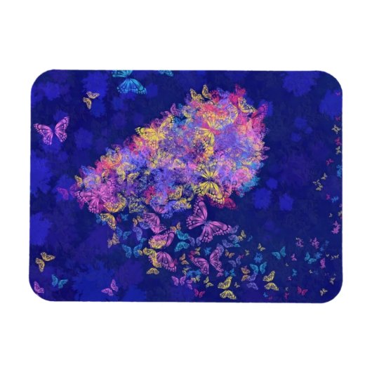 Schmetterlingsherz - Liebe Magnet (Horizontal)