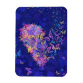 Schmetterlingsherz - Liebe Magnet (Vertikal)