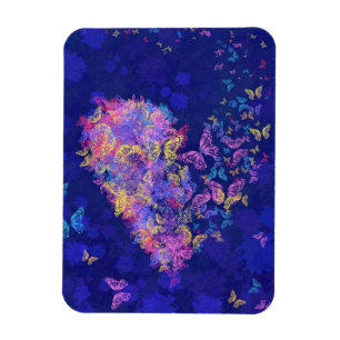 Schmetterlingsherz - Liebe Magnet