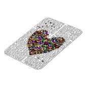 Schmetterlingsherz Magnet (Linke Seite)