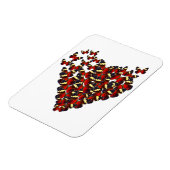 Schmetterlingsherz Magnet (Linke Seite)