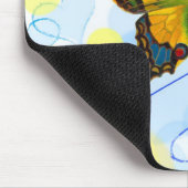 Schmetterlingsherz Mousepad (Ecke)