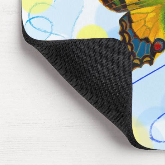 Schmetterlingsherz Mousepad (Ecke)