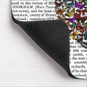 Schmetterlingsherz Mousepad (Ecke)