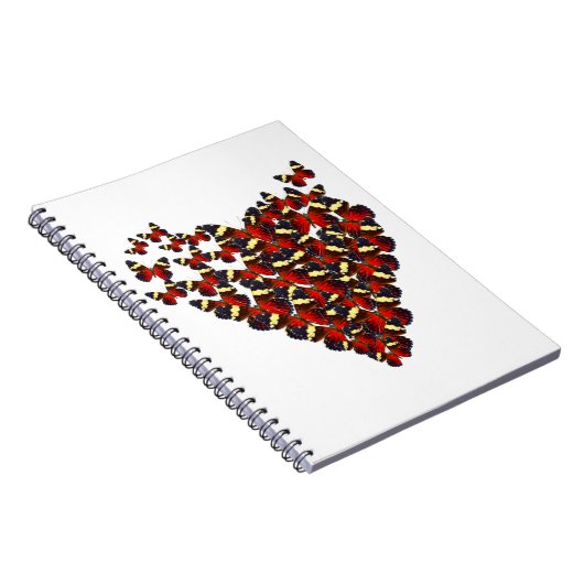 Schmetterlingsherz Notizblock (Rechte Seite)