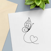 Schmetterlingsherz Permastempel