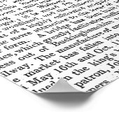 Schmetterlingsherz Poster (Ecke)