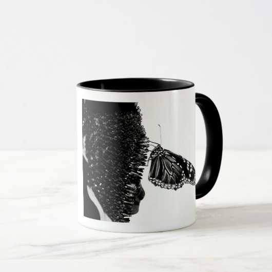 Schmetterlingsherz Tasse (VorderseiteRechts)