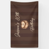 Schmetterlingsherz-Tortenbanner Banner (Vertikal)