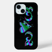 Schmetterlingsherz und Lily Rainbowart Case-Mate iPhone Hülle (Rückseite)