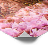 Schmetterlingshintergrund, verzaubertes Party im W Poster (Ecke)