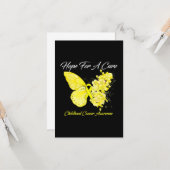 Schmetterlingshoffen auf Heilung Karte (Vorderseite/Rückseite Beispiel)