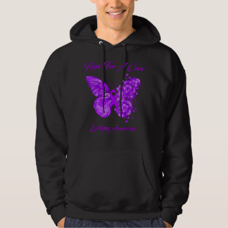 Schmetterlingshoffen auf Heilung und Epilepsie Hoodie