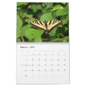Schmetterlingskalender Kalender (Feb 2027)