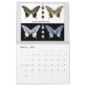 Schmetterlingskalender Kalender (Feb 2027)