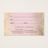 Schmetterlingskarte (Rückseite)