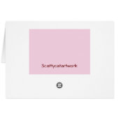 Schmetterlingskarte (Rückseite Horizontal)