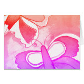 Schmetterlingskarte (Vorderseite (Horizontal))