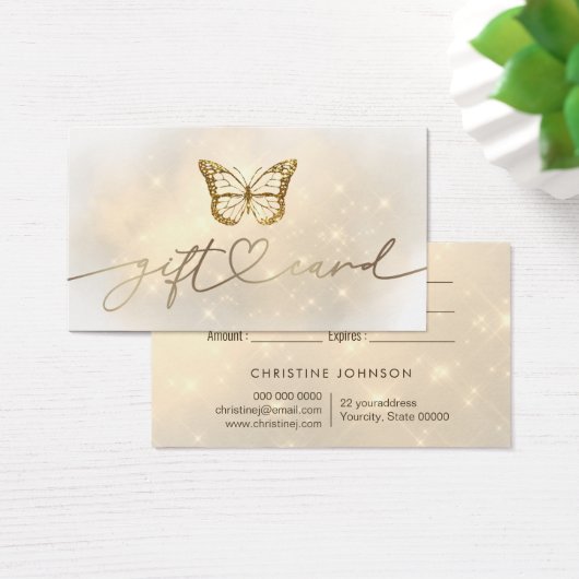 Schmetterlingskarte (Schreibtisch)