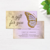 Schmetterlingskarte (Schreibtisch)