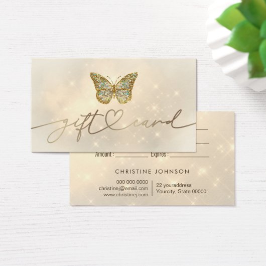 Schmetterlingskarte (Schreibtisch)