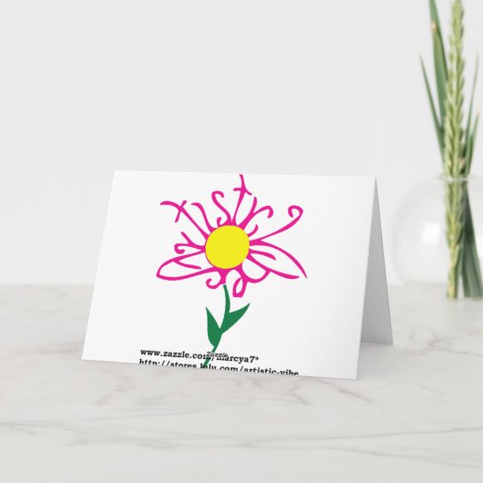 Schmetterlingskarte der Mutter Karte (Rückseite)