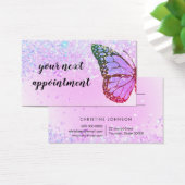 Schmetterlingskarte für Imitate Glitzer (Schreibtisch)