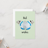 Schmetterlingskarte Karte (Vorderseite/Rückseite Beispiel)