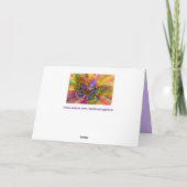 Schmetterlingskarte Karte (Rückseite)