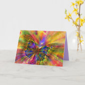 Schmetterlingskarte Karte (Gelbe Blume)