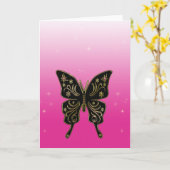 Schmetterlingskarte Karte (Gelbe Blume)