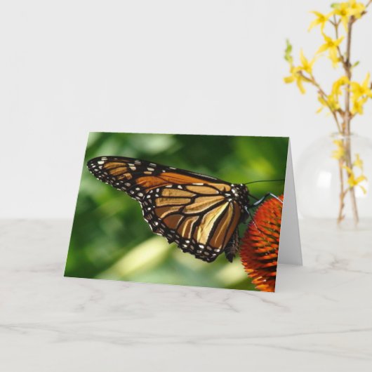 Schmetterlingskarte Karte (Gelbe Blume)