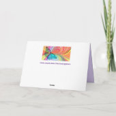 Schmetterlingskarte Karte (Rückseite)