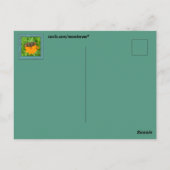 Schmetterlingskarte Postkarte (Rückseite)
