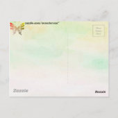 Schmetterlingskarte Postkarte (Rückseite)