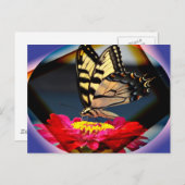 Schmetterlingskarte Postkarte (Vorne/Hinten)